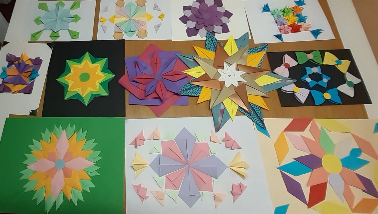 Wystawa prac konkursowych z origami 